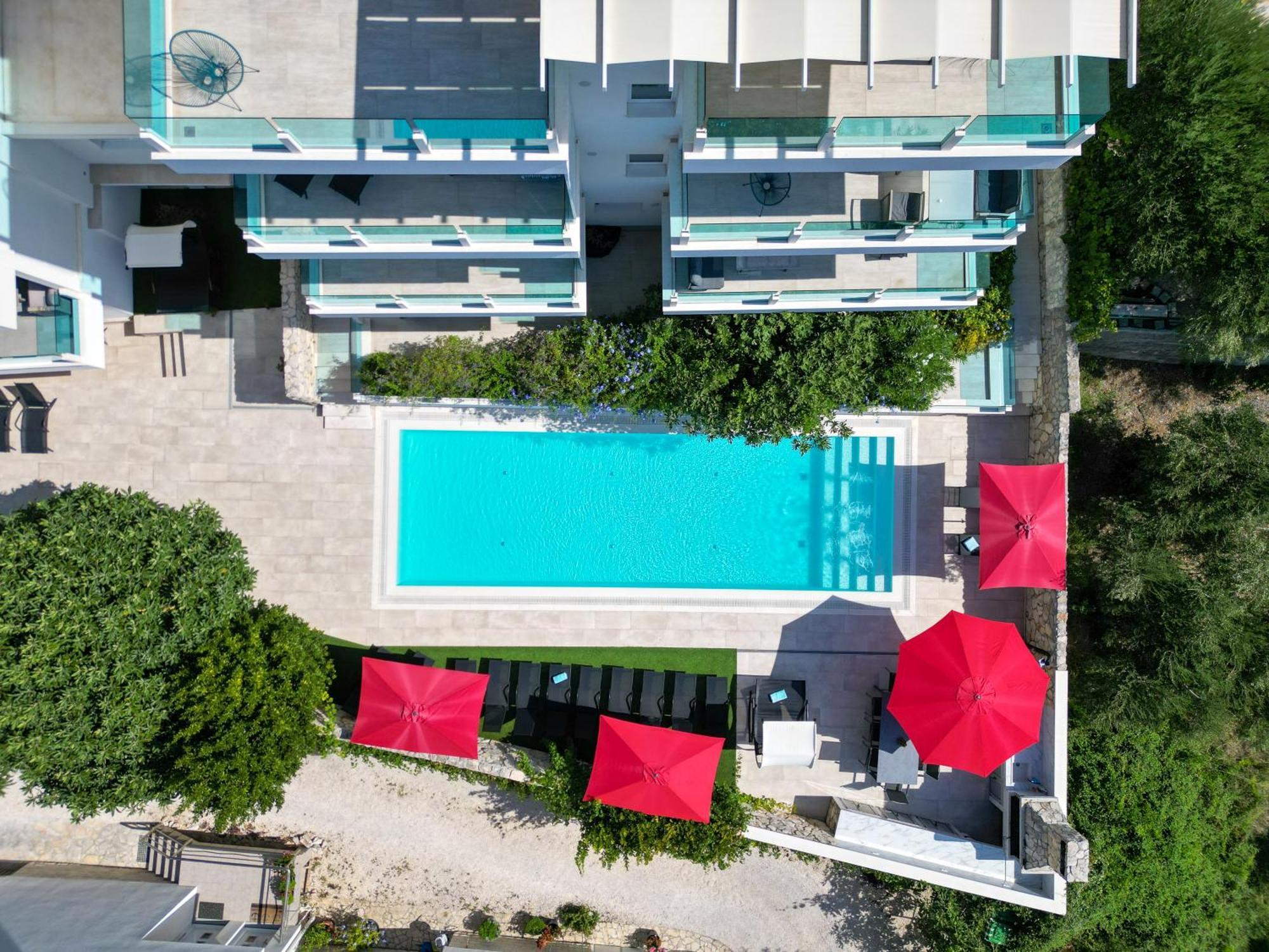 Villa Aqua Žaborić Exteriér fotografie