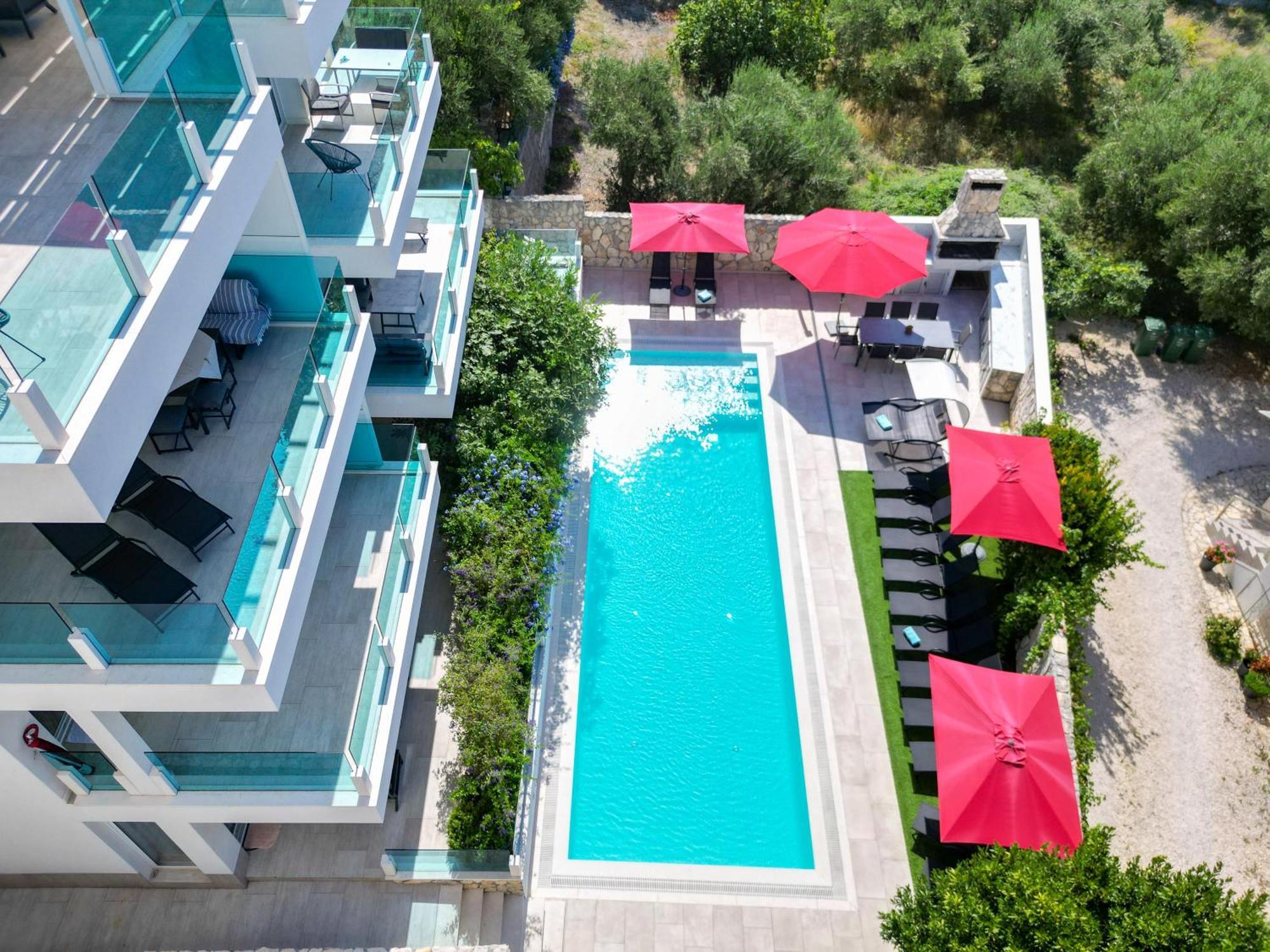 Villa Aqua Žaborić Exteriér fotografie