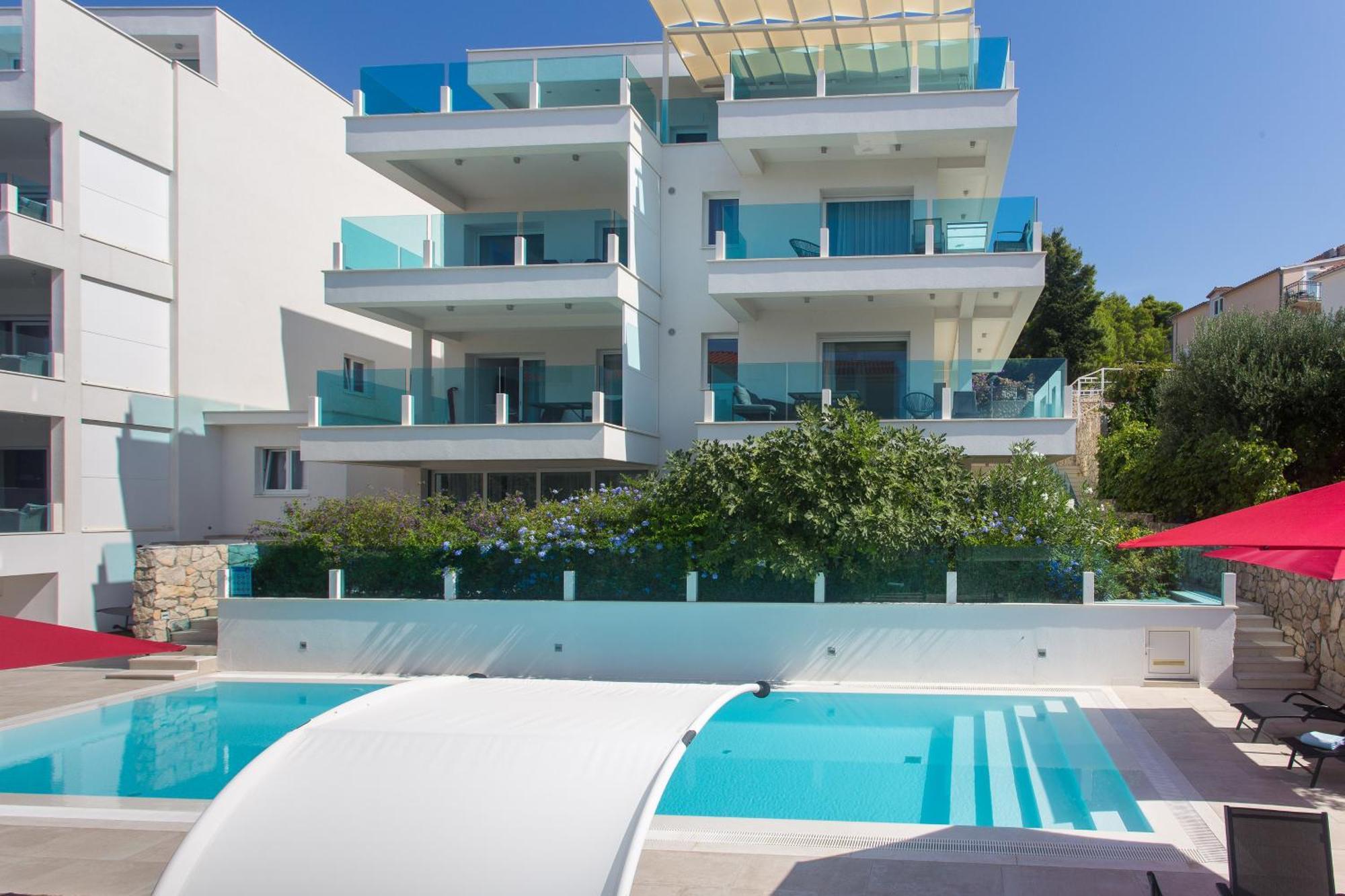 Villa Aqua Žaborić Exteriér fotografie