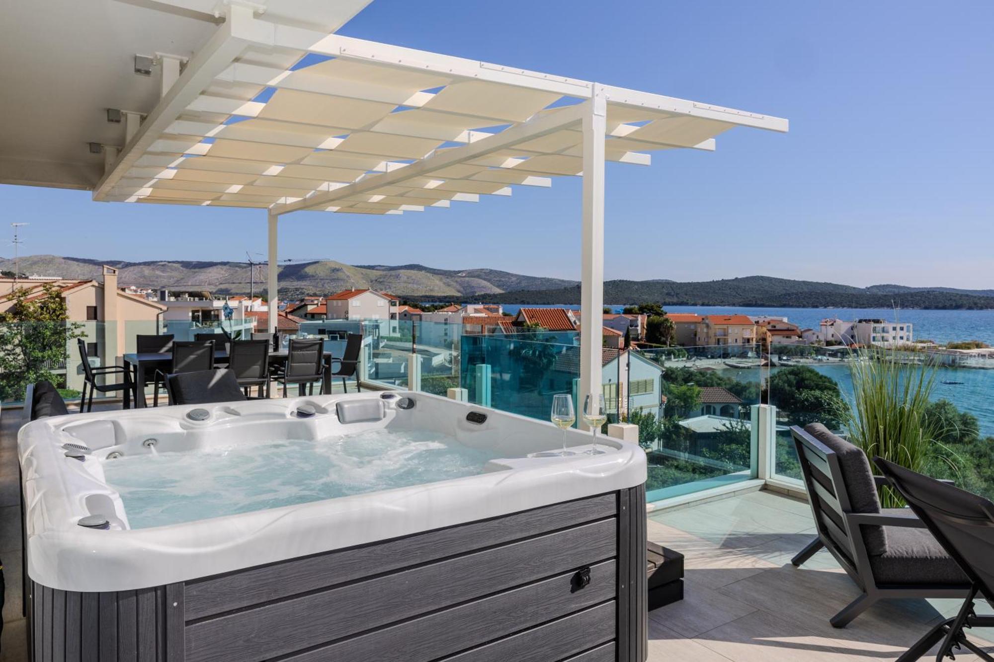 Villa Aqua Žaborić Exteriér fotografie